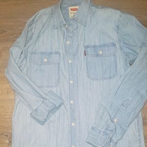 Mens levi denim shirt